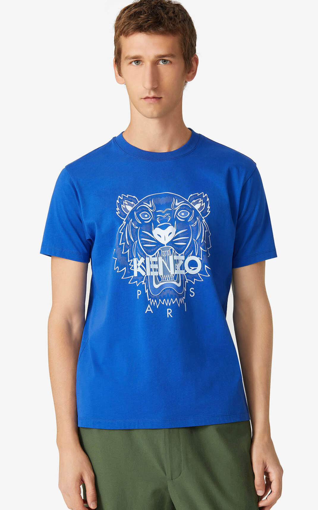 Camiseta Kenzo Tiger Masculino - Azul Marinho Azuis | 219JHGTSB